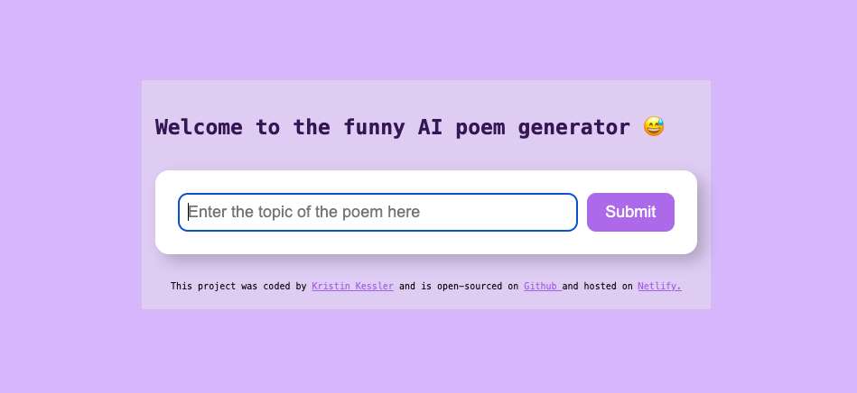 poem generator image